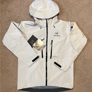 Arc'teryx Light Gray Hooded Jacket